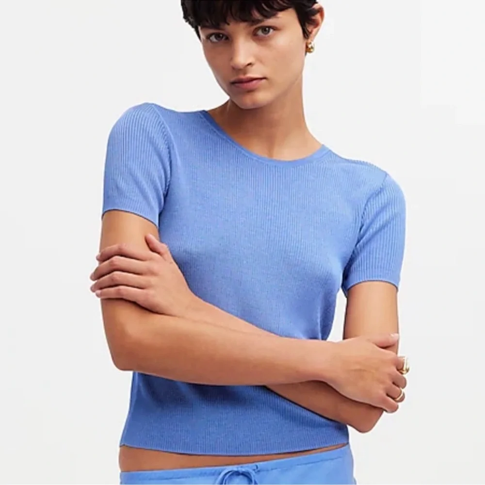 Madewell Micro-Rib Sweater Tee